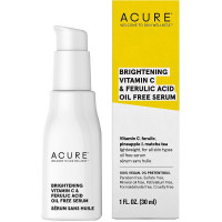 Acure Brightening Vitamin C & Ferulic Acid Oil Free Serum - Безмасляная сыворотка с Витамином С и Феруловой кислотой (30мл.)