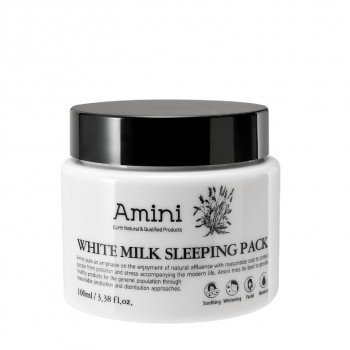 Amini White Milk Sleeping Pack - Ночная маска для лица Белое молоко (100мл.)