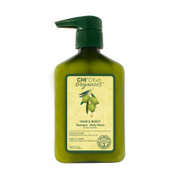 CHI OLIVE ORGANICS Shampoo and Body Wash - Шампунь для волос и тела ОЛИВА (340мл.)