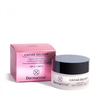 DERMATIME CAVIAR DELIGHT Ageless Day Cream SPF 15 - Омолаживающий дневной крем (50мл.)