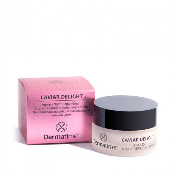 DERMATIME CAVIAR DELIGHT Ageless Night Repair Cream - Восстанавливающий омолаживающий ночной крем (50мл.)