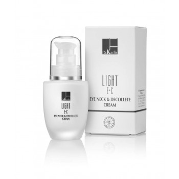 Light E+C Eye Neck & Decolte Cream - Крем для области вокруг глаз и шеи c витаминами Е+С (30мл.)