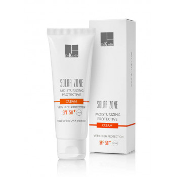 Solar Zone Moisturizing Protective Cream SPF 50+ - Защитный увлажняющий крем SPF 50+ (75мл.)