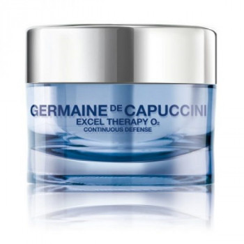 GERMAINE de CAPUCCINI Excel Therapy O2 Continuous Defense Essential Youthfulness Cream - Крем восстанавливающий для лица и шеи (50мл.)