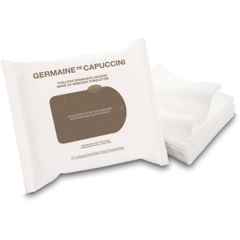 GERMAINE de CAPUCCINI Options Make-up Remover Towelettes Wakame Dispens - Салфетки для демакияжа для всех типов кожи (20шт.)