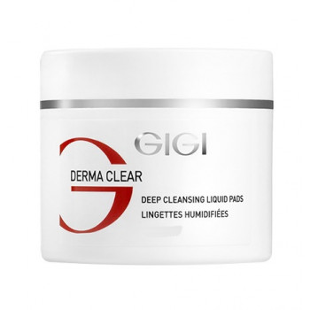 GIGI Derma Clear Deep cleansing liquied pad - Очищающие ватные диски (60шт)