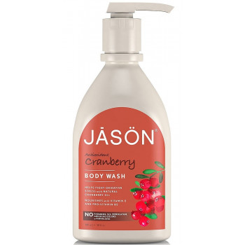 Jason Cranberry Satin Shower Body Wash - Очищающее средство для душа и ванн, Клюква (887мл.)