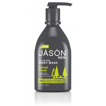 Jason Men's Forest Fresh All-In-One Body Wash - Жидкое мыло для тела «Лесная свежесть» (887мл.)