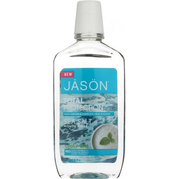 Jason Total Protection Sea Salt Mouth Rinse - Cool Mint - Ополаскиватель для рта с морской солью (473мл.)
