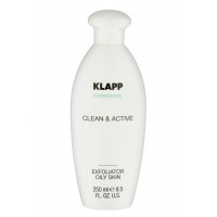 KLAPP CLEAN&ACTIVE Exfoliator Oily Skin - Эксфолиатор для жирной кожи (250мл.)