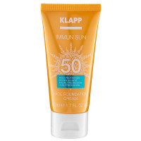 KLAPP IMMUN SUN SPF50 Face Foundation Cream - Солнцезащитный крем для лица с тональным эффектом (50мл.)