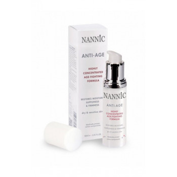 NANNIC - Антивозрастная крем-сыворотка для сухой и чувствительной кожи (30мл.)