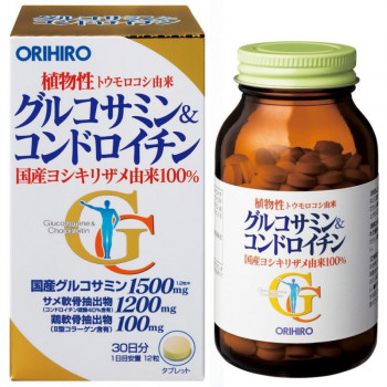 Orihiro - БАД Глюкозамин и хондроитин"ОРИХИРО" (360шт.)