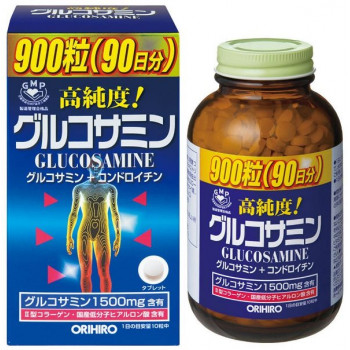 Orihiro - БАД Глюкозамин и хондроитин с витаминами"ОРИХИРО" (900шт.)