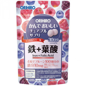 Orihiro - БАД Железо с витаминами «ОРИХИРО» (120шт.)