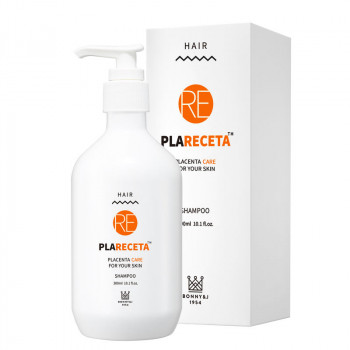 Plareceta - Шампунь плацентарный для восстановления поврежденных волос (300мл.)