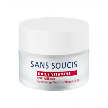 SANS SOUCIS ANTI AGE Rich Day Care SPF10 - Антивозрастной питательный крем для сухой кожи (50мл.)