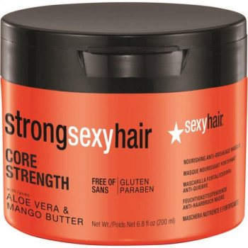 Sexy Hair Core strength nourishing anti-breakage masque - маска восстанавливающая для прочности волос (200мл.)