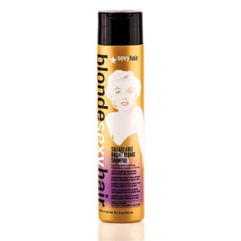 Sexy Hair Sulfate-free bright blonde shampoo - Шампунь корректирующий сияющий блонд без сульфатов (300мл.)