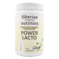 Siberian Organic Nutrition - Белковый коктейль c клетчаткой POWER LACTO Ваниль (300гр.)