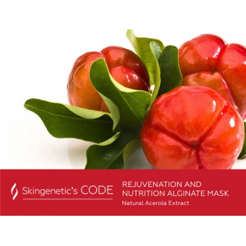 Skingenetic's CODE Rejuvenation and Nutrition Alginate Mask -  Альгинатная питательная лифтинг-маска с экстрактом ацеролы 1шт.