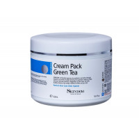 SKINDOM Cream Pack Green Tea - Крем-маска для лица с экстрактом зеленого чая (500мл.)