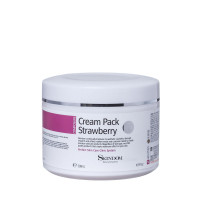 SKINDOM Cream Pack Strawberry - Крем-маска с экстрактом клубники для лица, шеи и зоны декольте (500мл.)
