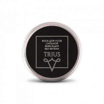 Trius - Воск для усов сильной фиксации “Без запаха" (15мл.)