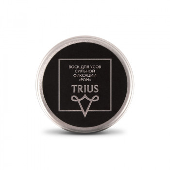 Trius - Воск для усов сильной фиксации с ароматом “Ром (15мл.)