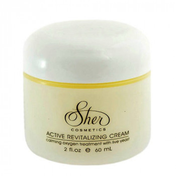 Sher Cosmetics Active Revitalizing Cream with Live Yeast - Активный восстанавливающий крем «живые клетки дрожжей»  (60мл.)