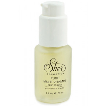 Sher Cosmetics Pure Multi-Vitamin Silk Serum - Мультивитаминная шелковая сыворотка (30мл.)