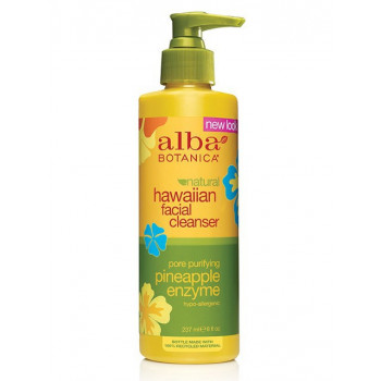 Alba Botanica Hawaiian Facial Cleanser Pore Purifying Pineapple Enzyme - Гавайское очищающее средство для лица с энзимами "Ананас" (237мл.)