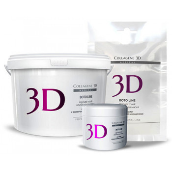 Medical Collagene 3D BOTO LINE - Альгинатная маска для лица и тела с аргирелином  (30гр.)