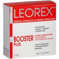 Leorex Booster Plus - Гипоаллергенная нано-маска для экспресс-разглаживания морщин для чувствительной кожи и кожи с выраженным куперозом (10саше)